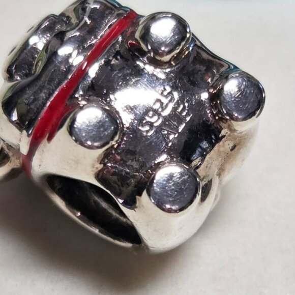 Pandora Chinese New Year Piggy Bank Charm 2016 Retired With Red Ribbon Sterling - Picture 2 of 5